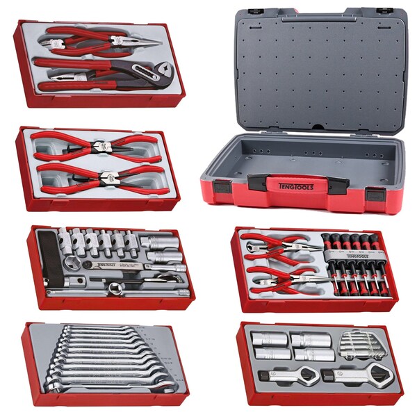 63 Piece Wrench, Extractor, Oil Service, Mini, Snap Ring & Regular Plier Kit